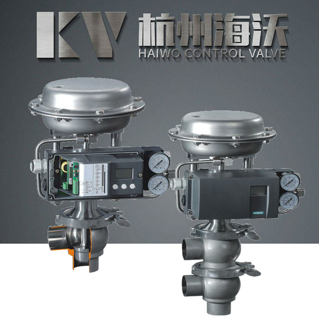 衛生級氣動薄膜三通換向閥-杭（háng）州（zhōu）51吃瓜流體控製設備有限公司