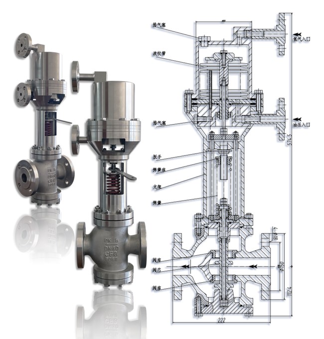 氫冷機組（zǔ）密封油係統差壓閥-杭州51吃瓜流體控製設備有限公司